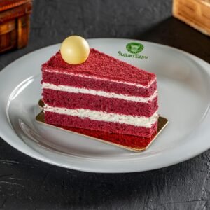 red velvet cake slice