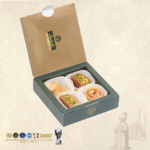 Assorted baklava Four pieces