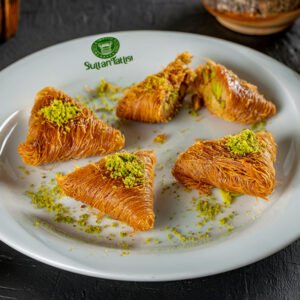 Faisaliah with pistachios