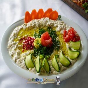 A plate of Mutabbal